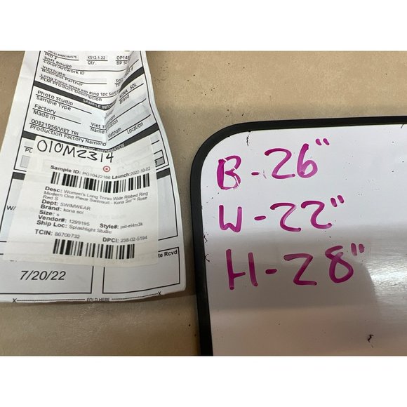 Women's Wide Ribbed Ring Medium Coverage One Piece Swimsuit Kona Sol Red Small - Picture 5 of 8